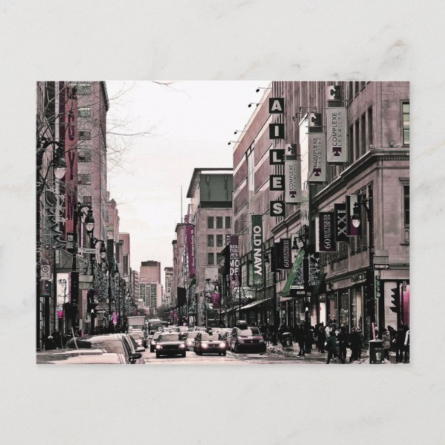 Montréal Vykort (Framsida)