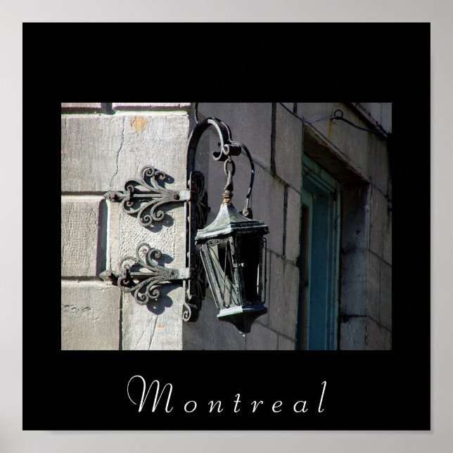 Montreallampa Poster (Framsidan)
