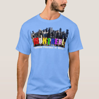 Montrealprovinsen Quebec Kanada T Shirt