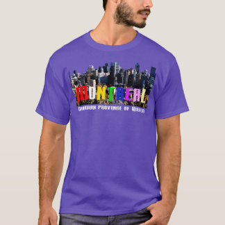 Montrealprovinsen Quebec Kanada T Shirt