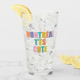 Montrealstadens typografi, modern färgstark glaskopp