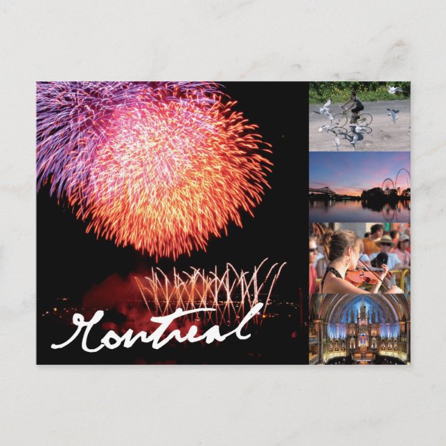 Montrealvykort Vykort (Framsida)