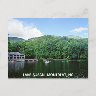 Montreat North Carolina Sjö Susan Travel Photo Vykort