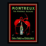 Montreaux Fransk Art Deco Mineral Vatten och 12 x  Poster<br><div class="desc">Montreaux Eau Minerale Alcaline (Mineral Vatten) Annons 12 x 16</div>