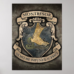 Montresor vapensköld poster