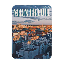 Montreuil Photo Vintage Magnet