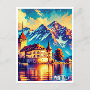 Montreux Schweiz Vykort