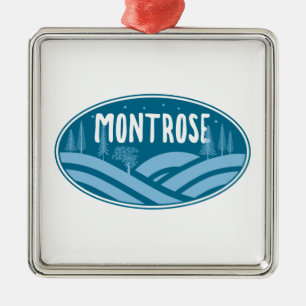 Montrose Colorado utomhus Julgransprydnad Metall