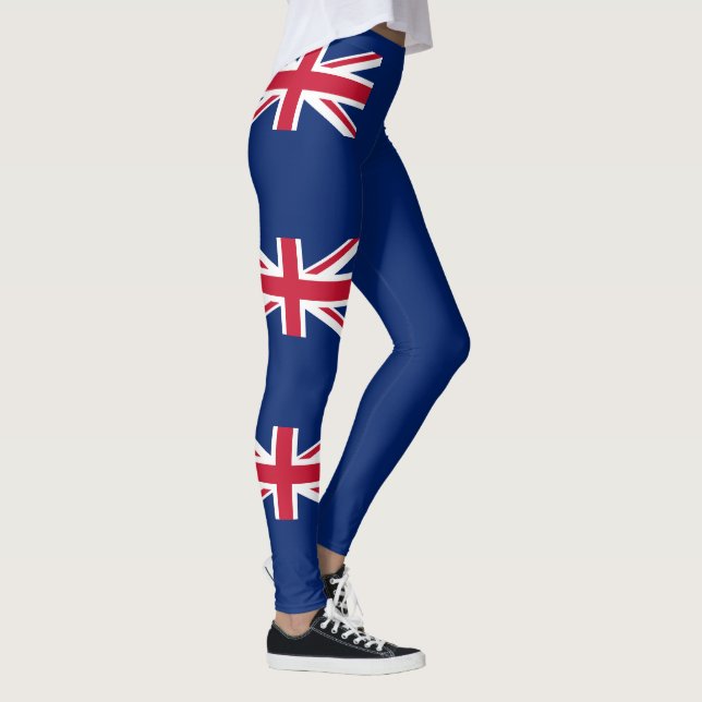 Montserrat Flagga Leggings (Höger)