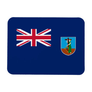 Montserrat flagga magnet