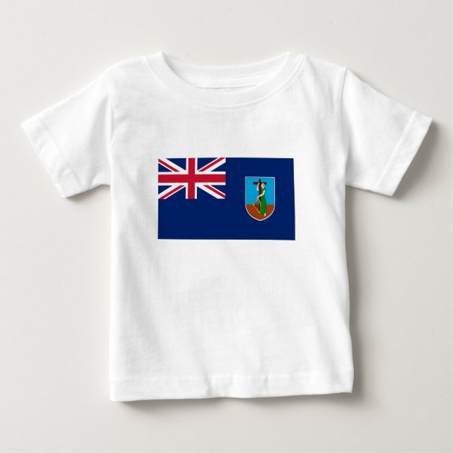 Montserrat Flagga T Shirt (Framsida)