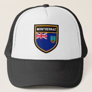 Montserrat flagga truckerkeps