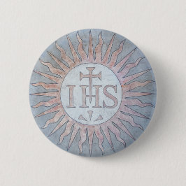 Montserrat Jesuit IHS Christogram Emblem Knapp