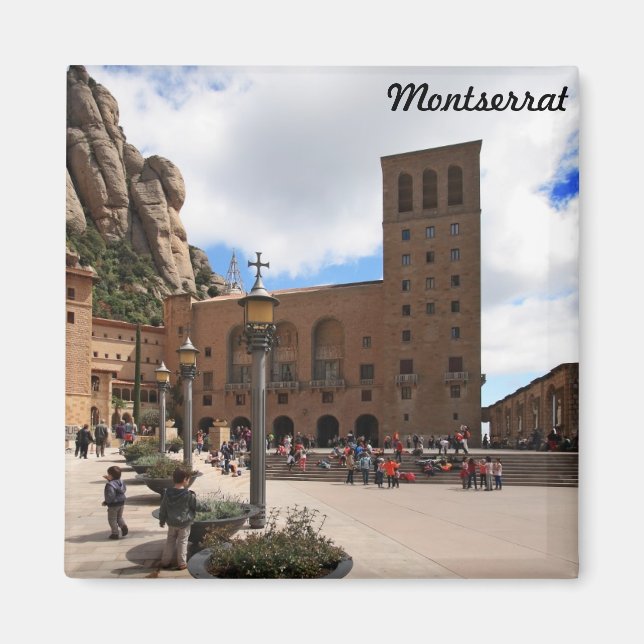 Montserrat kloster magnet (Framsidan)