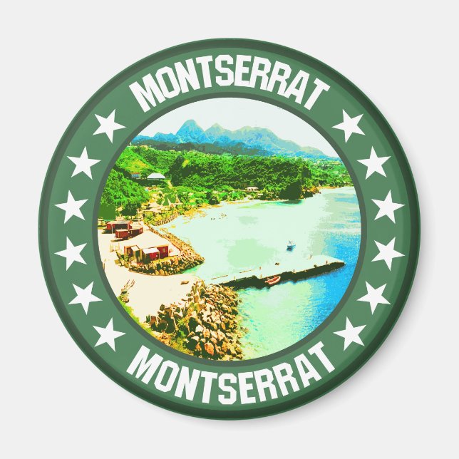 Montserrat Magnet (Framsidan)