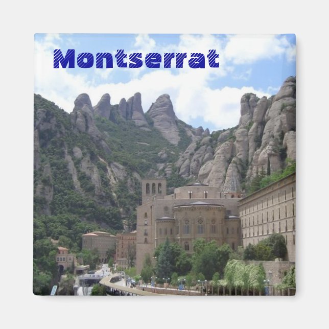 Montserrat Spain magnet (Framsidan)