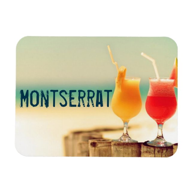 Montserratcocktails Magnet (Horisontell)