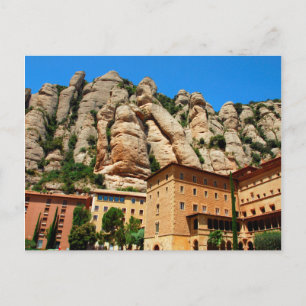 Montserratklostret, Katalonien, Spanien Vykort
