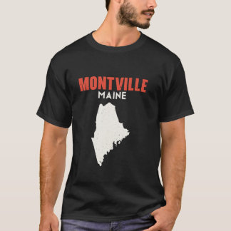 Montville Maine USA State America Travel Mainer T Shirt