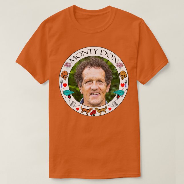 Monty Don (2)  T Shirt (Design framsida)