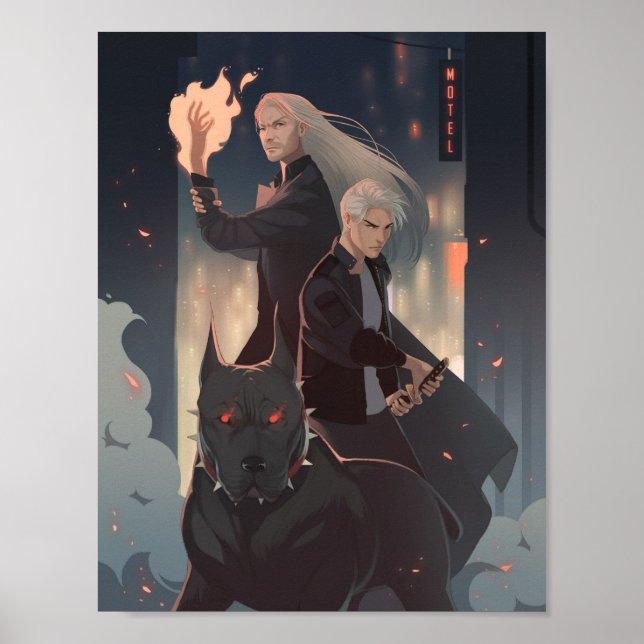 Monty, Simon & Peacher Poster (Framsidan)