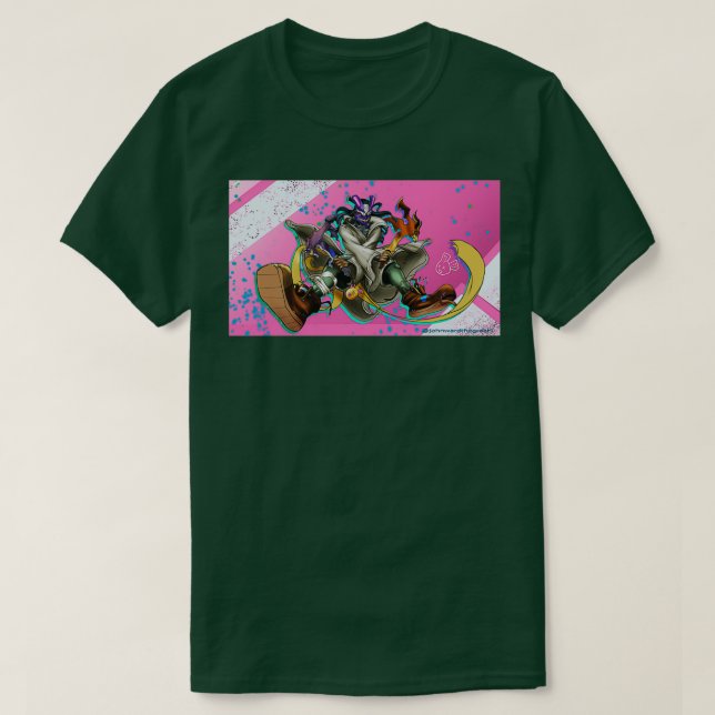 Monty the Berserker Classic TShirt T Shirt (Design framsida)