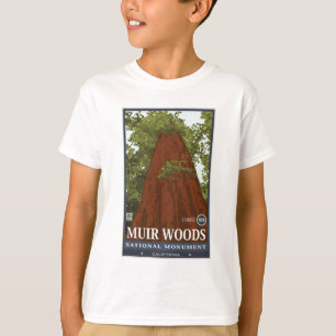 Monument 3 för Muir skogenmedborgare Tee Shirt