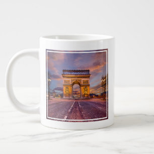 Monument   Arc de Triomphe, Paris Frankrike Jumbo Mugg