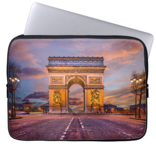 Monument   Arc de Triomphe, Paris Frankrike Laptop Fodral