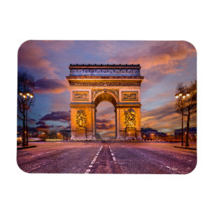 Monument Arc de Triomphe, Paris Frankrike Magnet