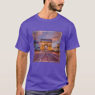 Monument Arc de Triomphe, Paris Frankrike T Shirt