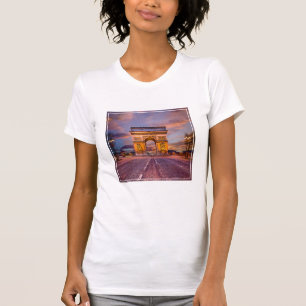 Monument Arc de Triomphe, Paris Frankrike T Shirt