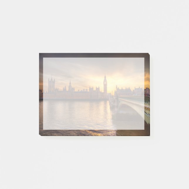 Monument | Big Ben & Houses Post-it Block (Framsida)