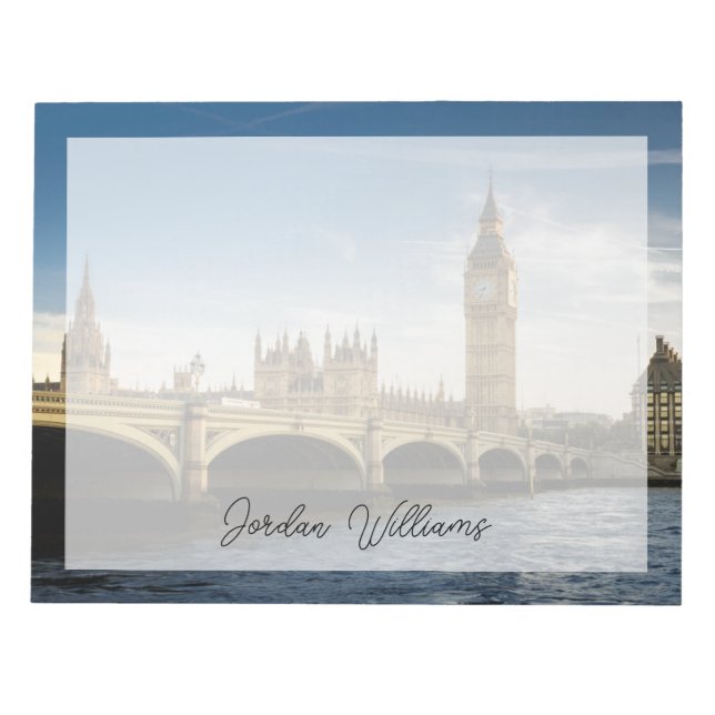 Monument | Big Ben, London England Anteckningsblock (Framsida)