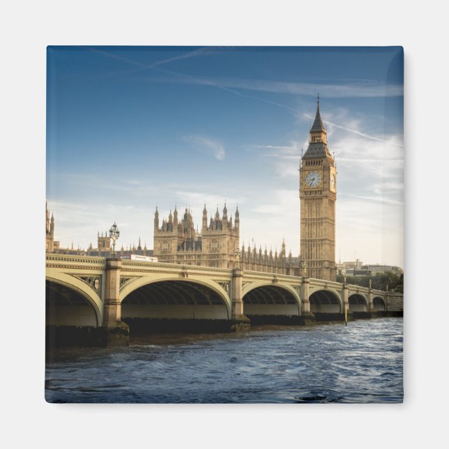 Monument | Big Ben, London England Magnet (Framsidan)