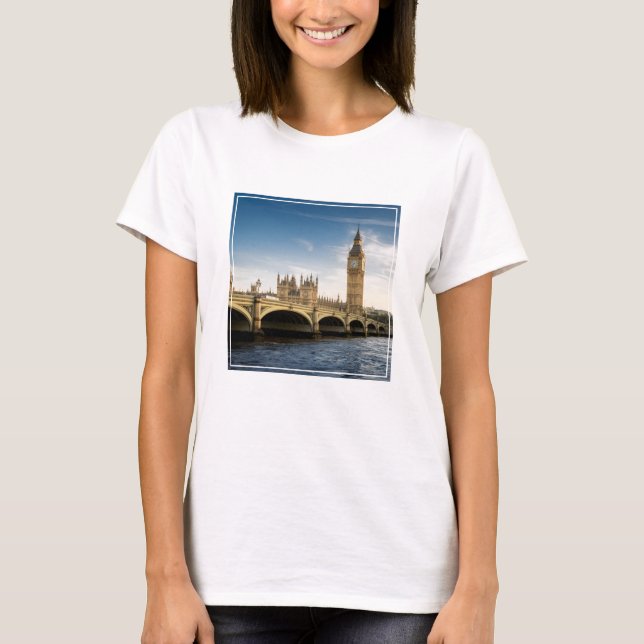 Monument | Big Ben, London England T Shirt (Framsida)