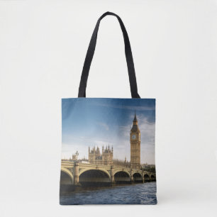 Monument Big Ben, London England Tygkasse