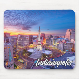 Monument Circle, Indianapolis, Indiana, Förenta st Musmatta