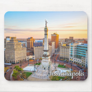 Monument Circle, Indianapolis, Indiana, Förenta st Musmatta