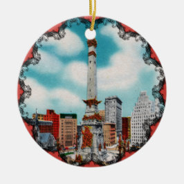 Monument Circle Victorian Ornament