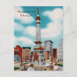 Monument Circle Vykort