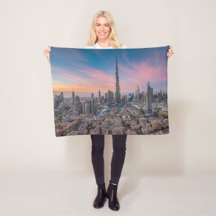 Monument Dubai Cityscape Fleecefilt