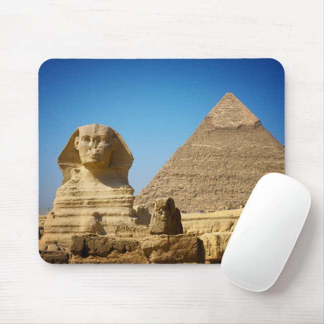 Monument | Egyptenens sfinx och pyramid Musmatta (Med mus)