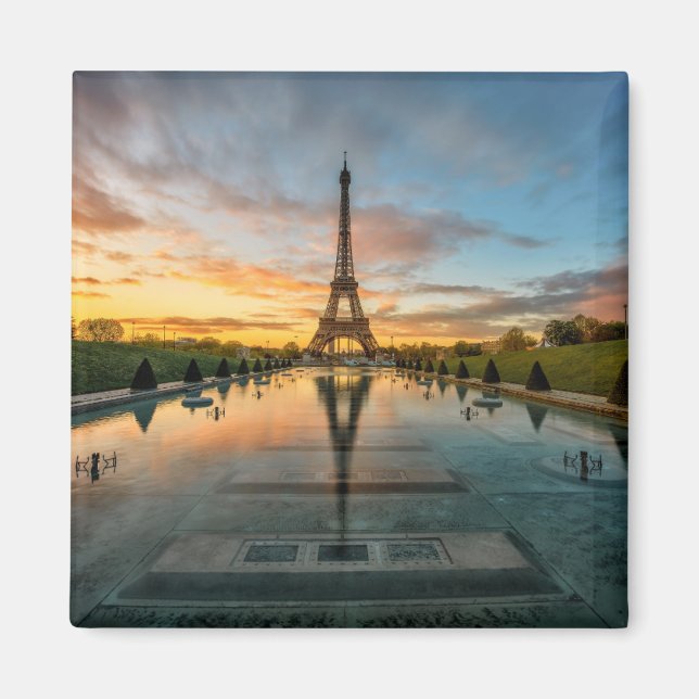 Monument | Eiffel Torn Sunrise Magnet (Framsidan)