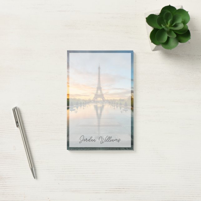 Monument | Eiffel Torn Sunrise Post-it Block (Kontor)