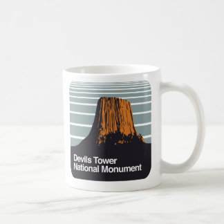 Monument för djävulartornmedborgare kaffemugg