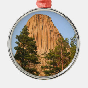 Monument för djävulartornmedborgare, Wyoming Julgransprydnad Metall