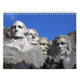 Monument för Mount Rushmore medborgareminnesmärk Kalender