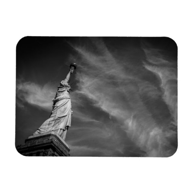 Monument | Frihetsgudinnan Manhattan NYC Magnet (Horisontell)