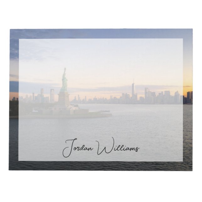 Monument | FRIHETSGUDINNAN NYC Anteckningsblock (Framsida)